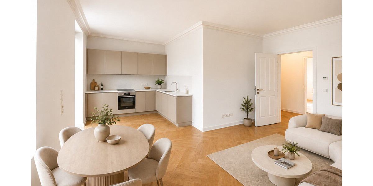 Erstklassige 2-Zimmerwohnung, Stil und zeitloser Eleganz im Herzen des Erphoviertels! - Etagenwohnung Münster Mitte-Nordost | Angebot:26994836