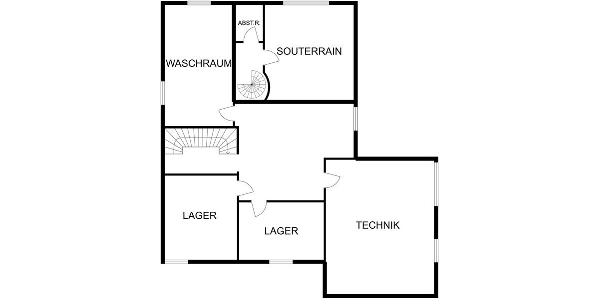 Grundriss KG nicht maßstabsgetreu!